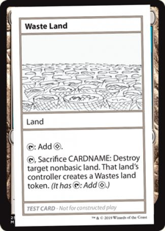 Waste Land (2021 Edition) [Mystery Booster Playtest Cards] | Galaxy Games LLC