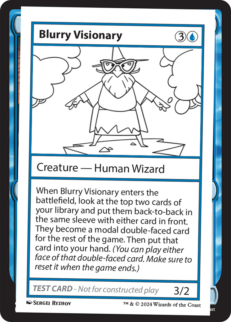 Blurry Visionary [Mystery Booster 2 Playtest Cards] | Galaxy Games LLC