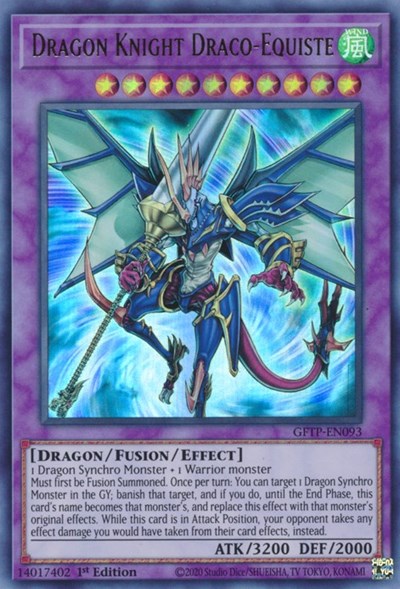 Dragon Knight Draco-Equiste [GFTP-EN093] Ultra Rare | Galaxy Games LLC