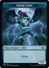 Teddy Bear // Storm Crow Double-Sided Token [Unfinity Tokens] | Galaxy Games LLC