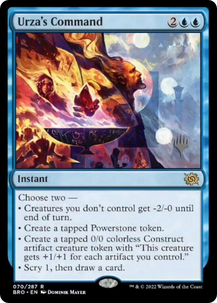 Urza's Command (Promo Pack) [The Brothers' War Promos] | Galaxy Games LLC