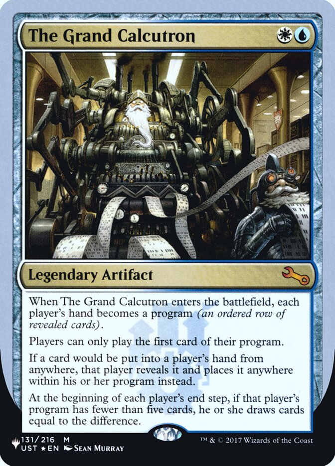 The Grand Calcutron (Unfinity Foil Edition) [The List] | Galaxy Games LLC