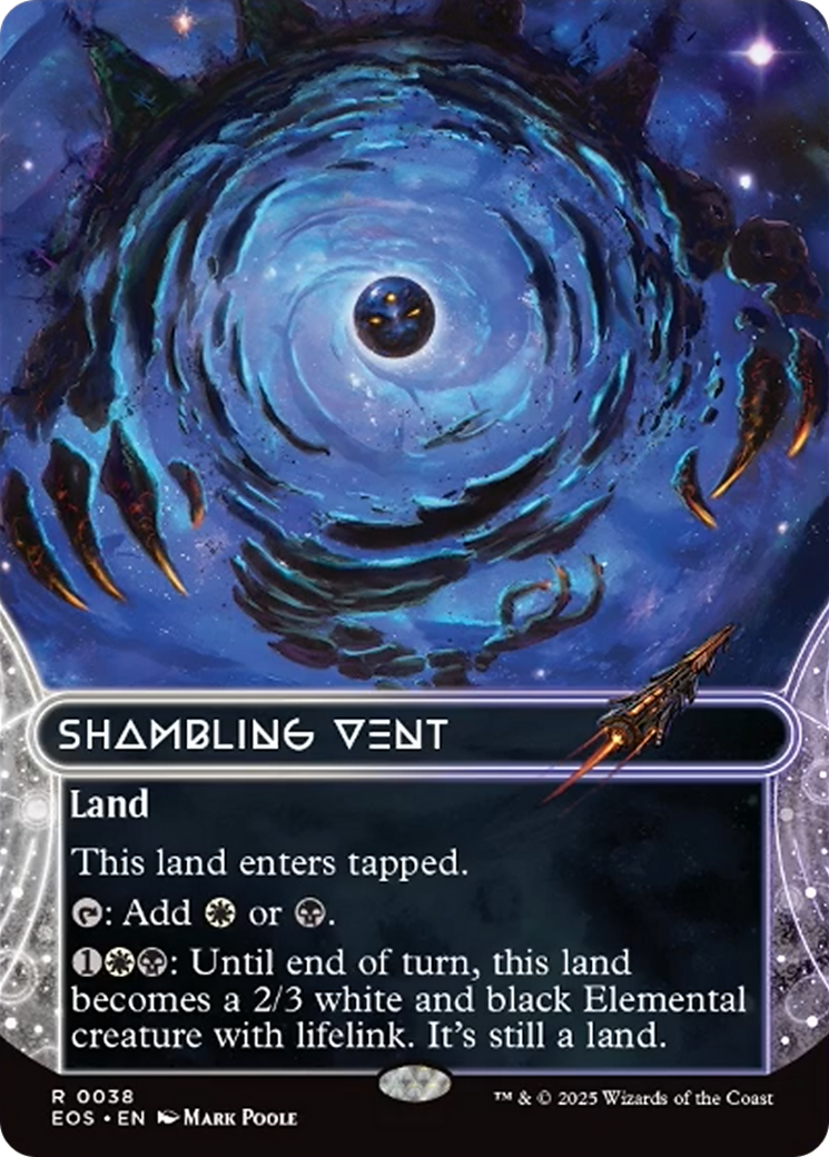 Shambling Vent (0038) (Borderless) [Edge of Eternities: Stellar Sights] | Galaxy Games LLC