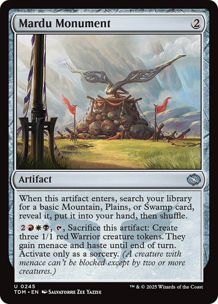 Mardu Monument [Tarkir: Dragonstorm] | Galaxy Games LLC