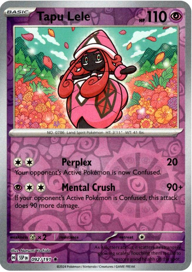 Tapu Lele (092/191) [Scarlet & Violet: Surging Sparks] | Galaxy Games LLC