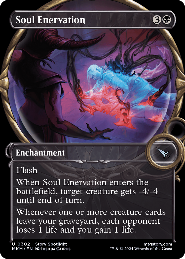 Soul Enervation (Showcase) [Murders at Karlov Manor] | Galaxy Games LLC