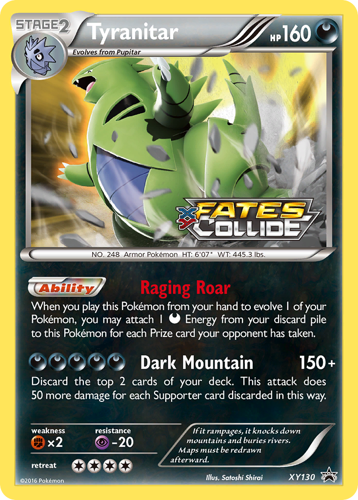 Tyranitar (XY130) [XY: Black Star Promos] | Galaxy Games LLC