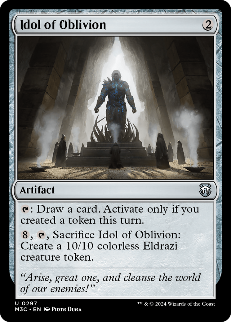 Idol of Oblivion (Ripple Foil) [Modern Horizons 3 Commander] | Galaxy Games LLC