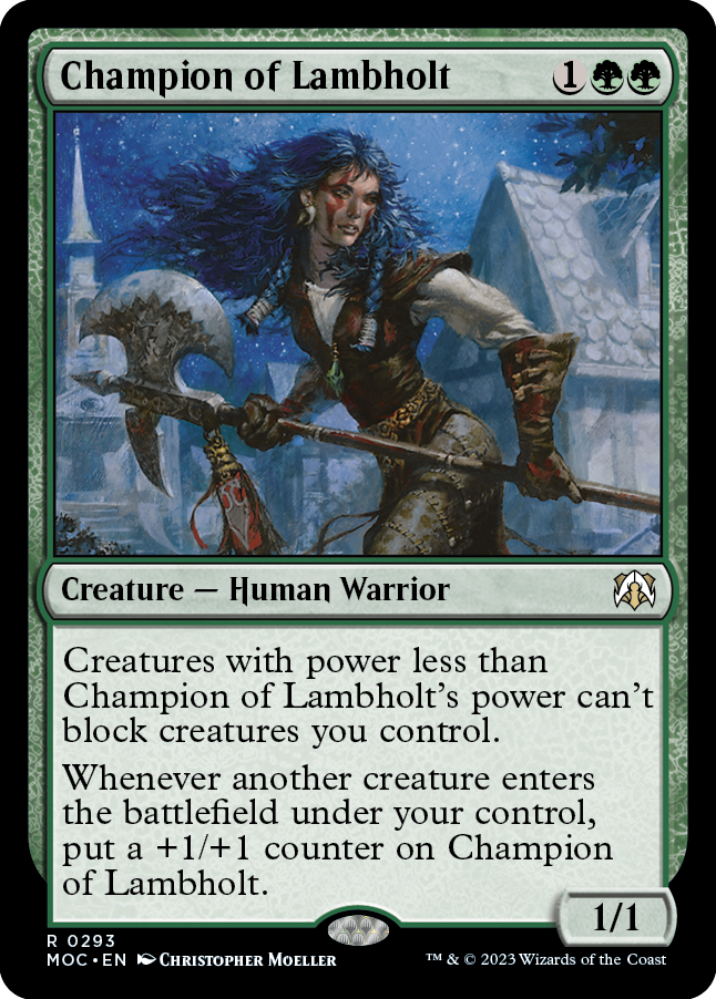 Champion of Lambholt [March of the Machine Commander] | Galaxy Games LLC