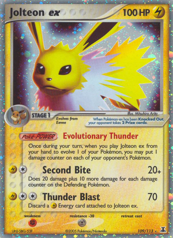 Jolteon ex (109/113) [EX: Delta Species] | Galaxy Games LLC