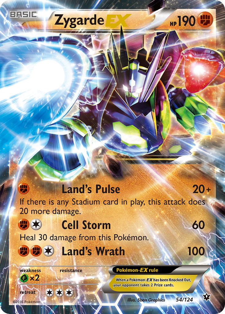 Zygarde EX (54/124) [XY: Fates Collide] | Galaxy Games LLC