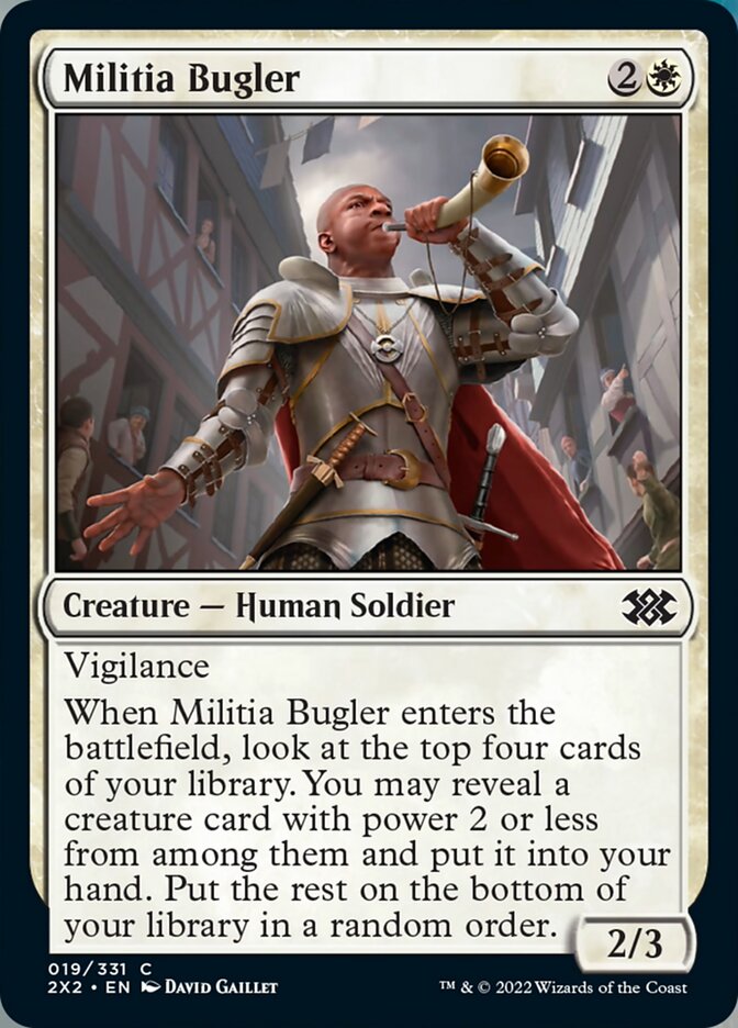 Militia Bugler [Double Masters 2022] | Galaxy Games LLC