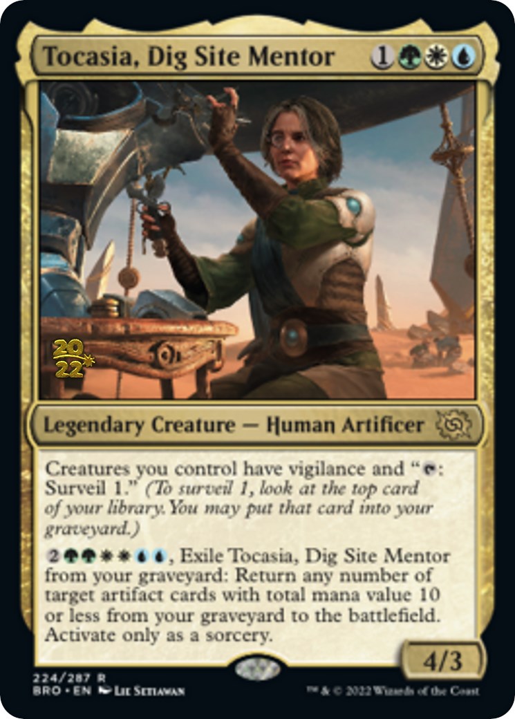 Tocasia, Dig Site Mentor [The Brothers' War Prerelease Promos] | Galaxy Games LLC