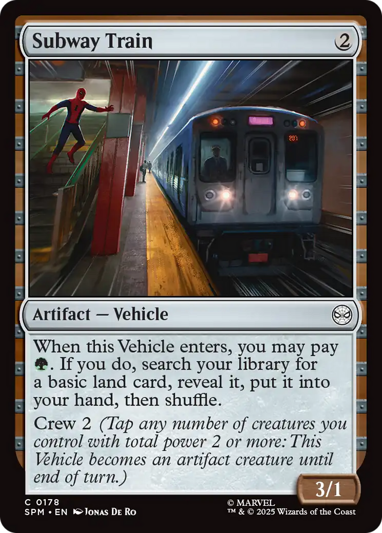 Subway Train [Marvel's Spider-Man] | Galaxy Games LLC