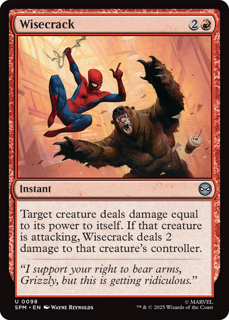 Wisecrack [Marvel's Spider-Man] | Galaxy Games LLC