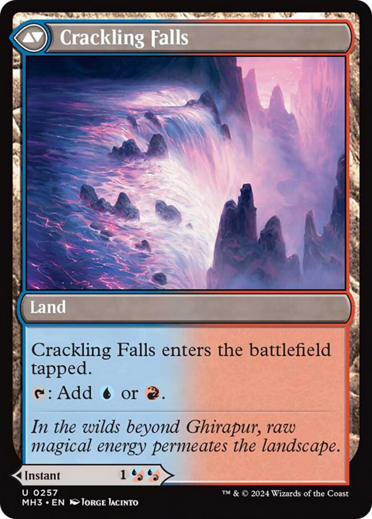 Rush of Inspiration // Crackling Falls [Modern Horizons 3] | Galaxy Games LLC