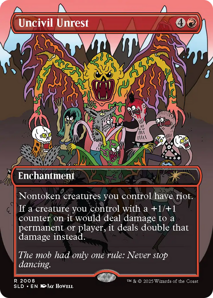 Uncivil Unrest (Rainbow Foil) [Secret Lair Drop Series] | Galaxy Games LLC