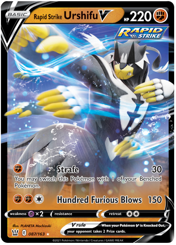 Rapid Strike Urshifu V (087/163) [Sword & Shield: Battle Styles] | Galaxy Games LLC