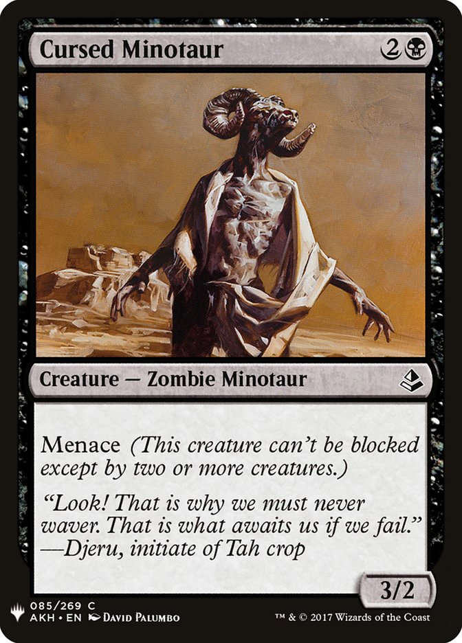 Cursed Minotaur [Mystery Booster] | Galaxy Games LLC