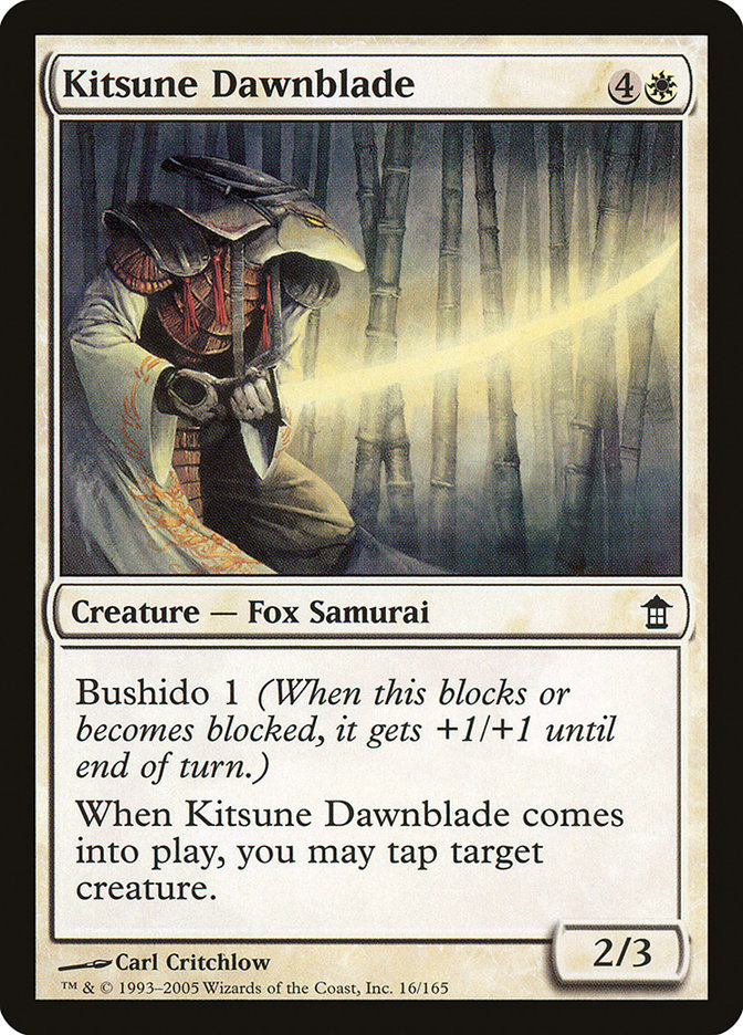 Kitsune Dawnblade [Saviors of Kamigawa] | Galaxy Games LLC