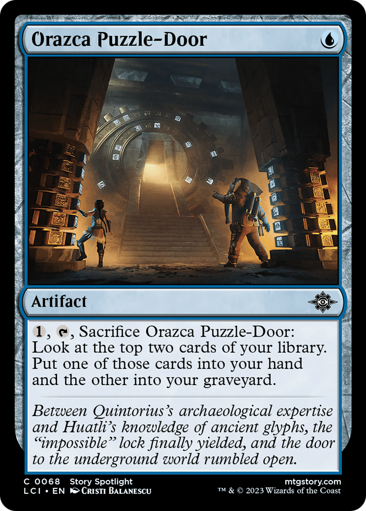Orazca Puzzle-Door [The Lost Caverns of Ixalan] | Galaxy Games LLC
