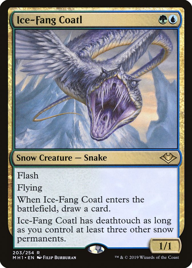 Ice-Fang Coatl [Modern Horizons] | Galaxy Games LLC