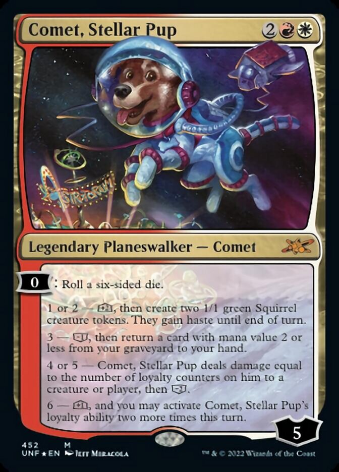 Comet, Stellar Pup (Galaxy Foil) [Unfinity] | Galaxy Games LLC