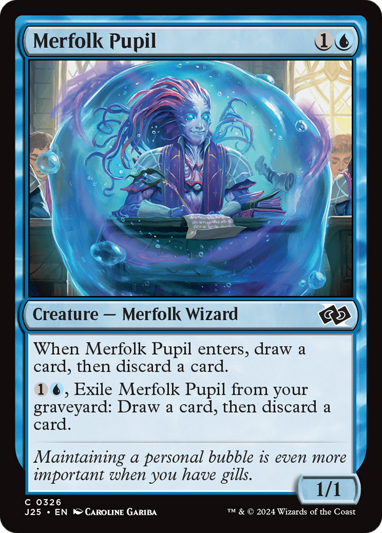 Merfolk Pupil [Foundations Jumpstart] | Galaxy Games LLC