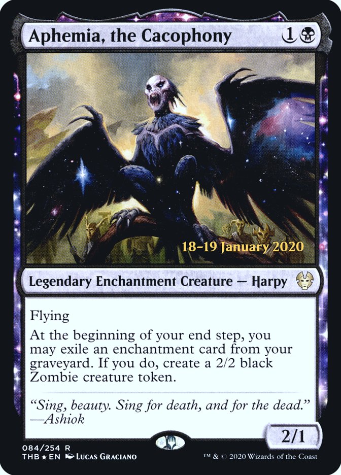 Aphemia, the Cacophony [Theros Beyond Death Prerelease Promos] | Galaxy Games LLC