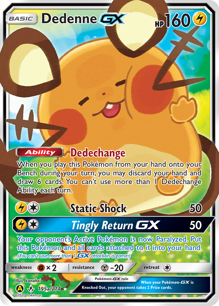 Dedenne GX (195a/214) [Alternate Art Promos] | Galaxy Games LLC