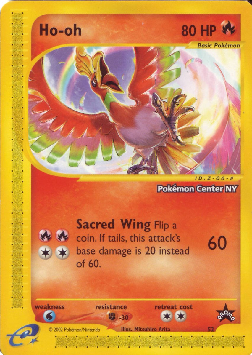 Ho-oh (52) (Pokemon Center NY Promo) [Wizards of the Coast: Black Star Promos] | Galaxy Games LLC