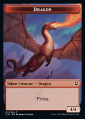 Treasure // Dragon Double-Sided Token [Commander Legends: Battle for Baldur's Gate Tokens] | Galaxy Games LLC