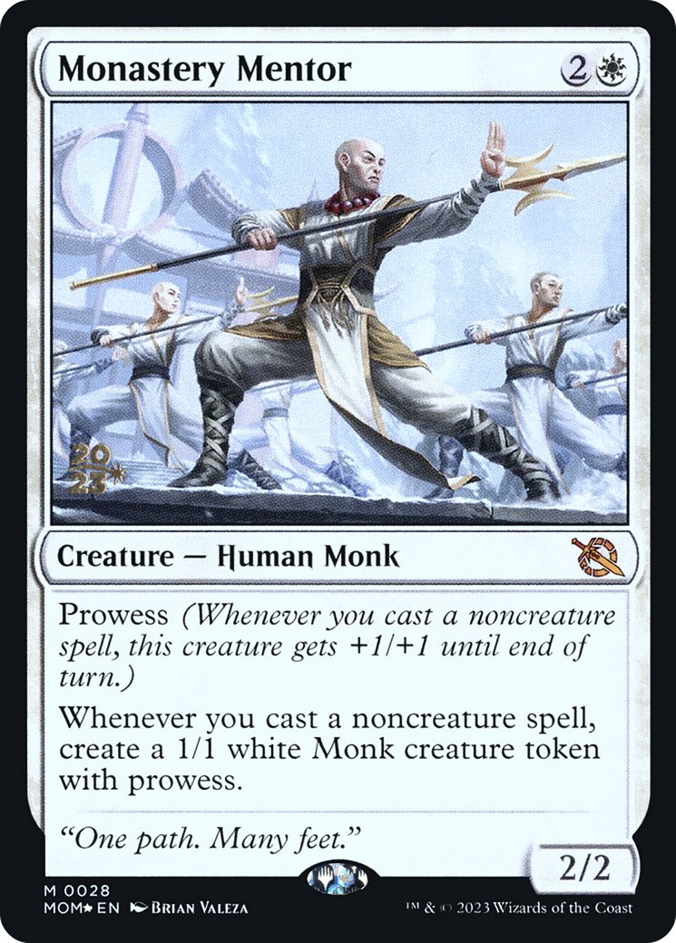 Monastery Mentor [March of the Machine Prerelease Promos] | Galaxy Games LLC