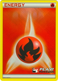 Fire Energy (2011 Play Pokemon Promo) [League & Championship Cards] | Galaxy Games LLC