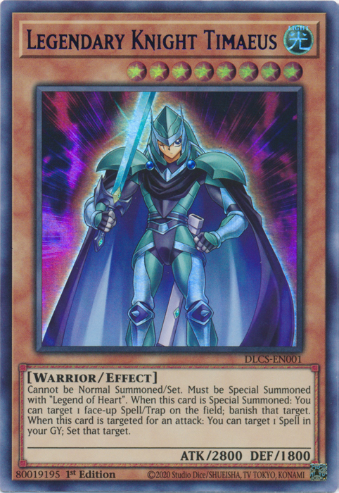 Legendary Knight Timaeus (Purple) [DLCS-EN001] Ultra Rare | Galaxy Games LLC