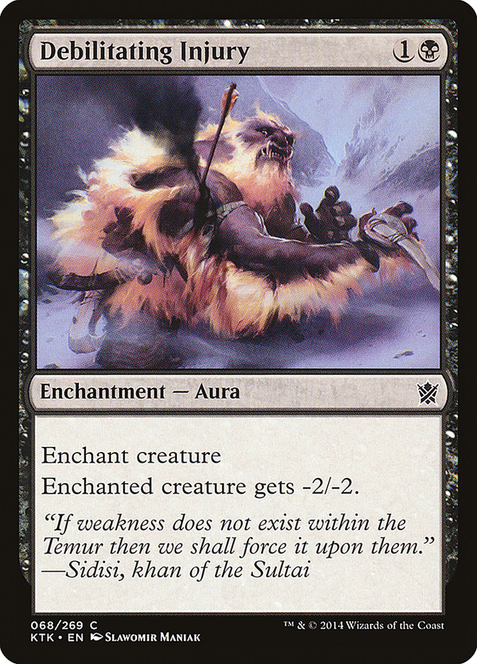 Debilitating Injury [Khans of Tarkir] | Galaxy Games LLC