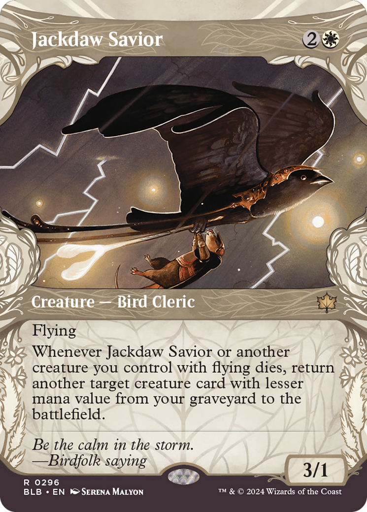 Jackdaw Savior (Showcase) [Bloomburrow] | Galaxy Games LLC