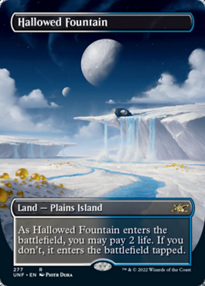 Hallowed Fountain (Borderless) [Unfinity] | Galaxy Games LLC