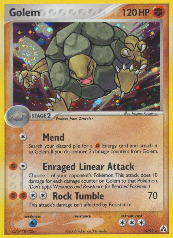 Golem (6/92) [EX: Legend Maker] | Galaxy Games LLC