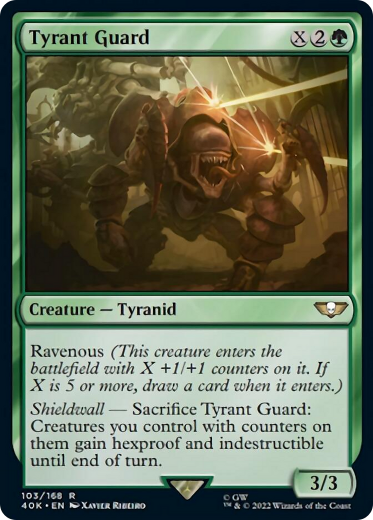 Tyrant Guard (Surge Foil) [Warhammer 40,000] | Galaxy Games LLC