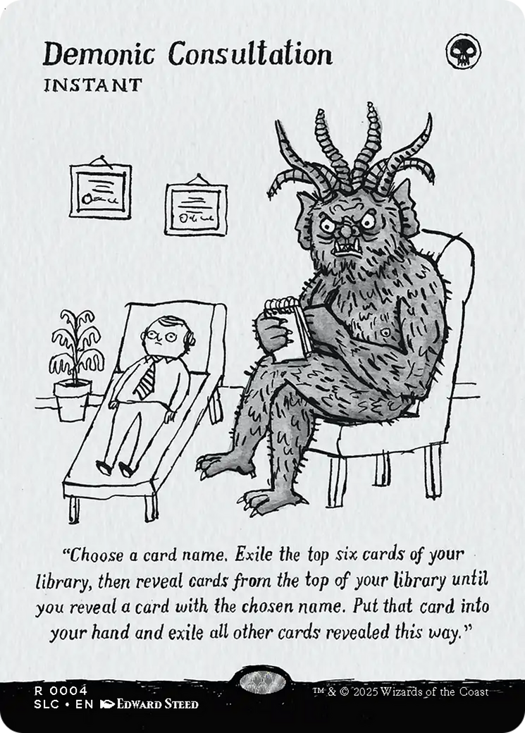 Demonic Consultation [Secret Lair Countdown Kit] | Galaxy Games LLC