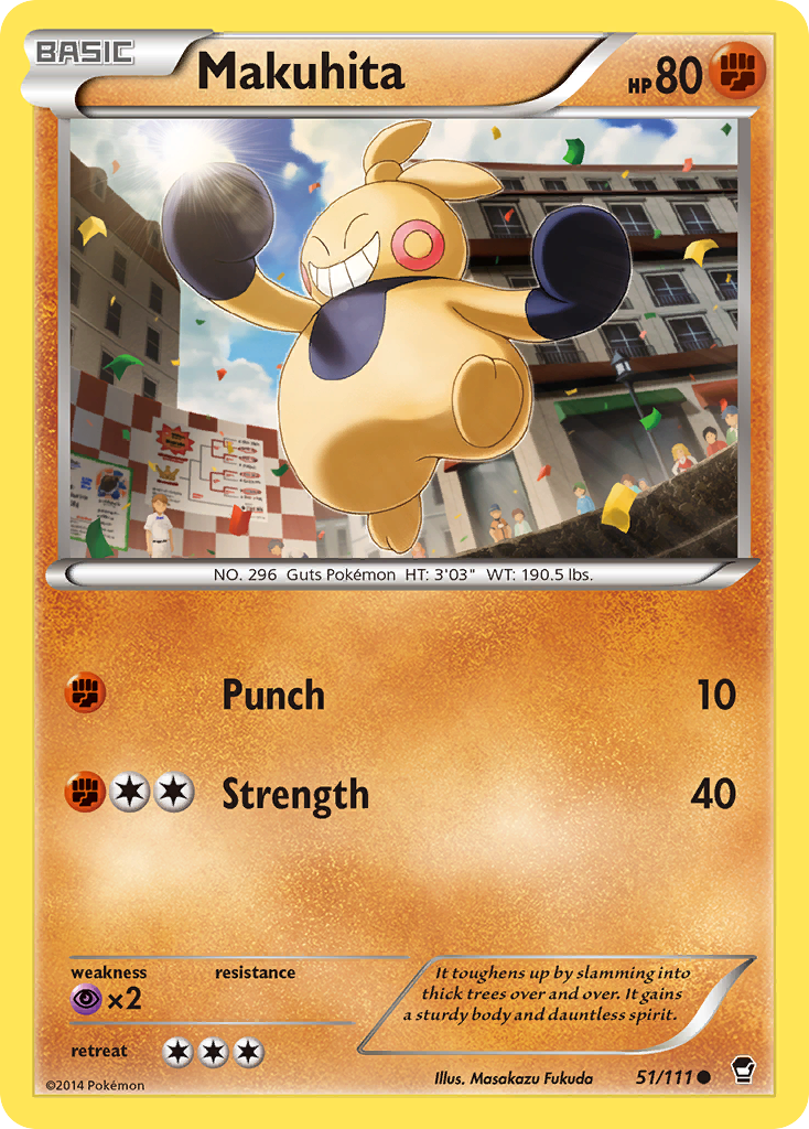 Makuhita (51/111) [XY: Furious Fists] | Galaxy Games LLC