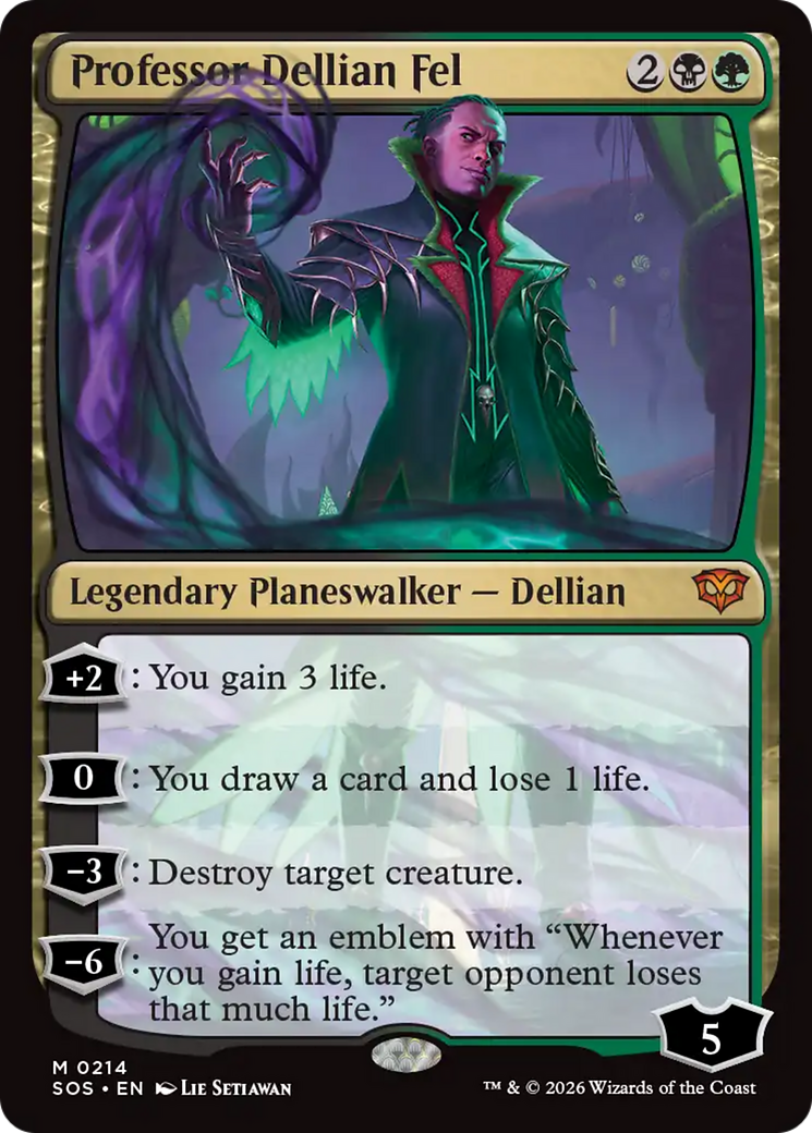 Professor Dellian Fel [Secrets of Strixhaven] | Galaxy Games LLC