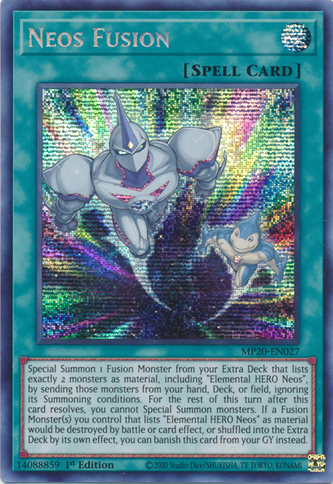 Neos Fusion [MP20-EN027] Prismatic Secret Rare | Galaxy Games LLC