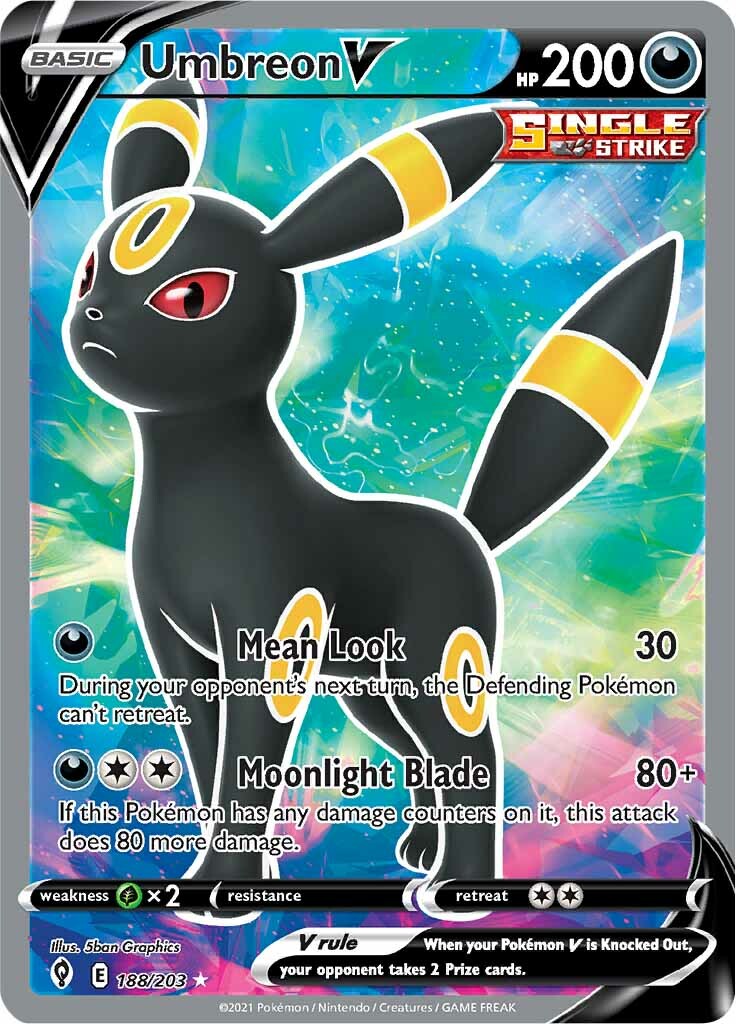 Umbreon V (188/203) [Sword & Shield: Evolving Skies] | Galaxy Games LLC