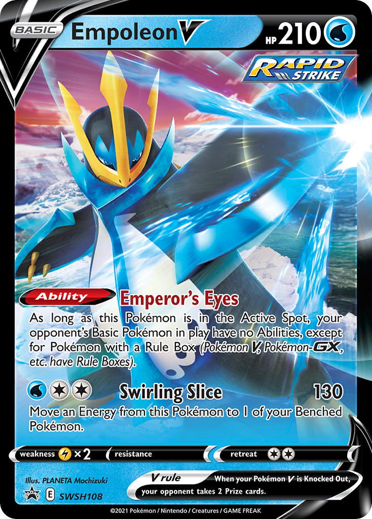 Empoleon V (SWSH108) [Sword & Shield: Black Star Promos] | Galaxy Games LLC