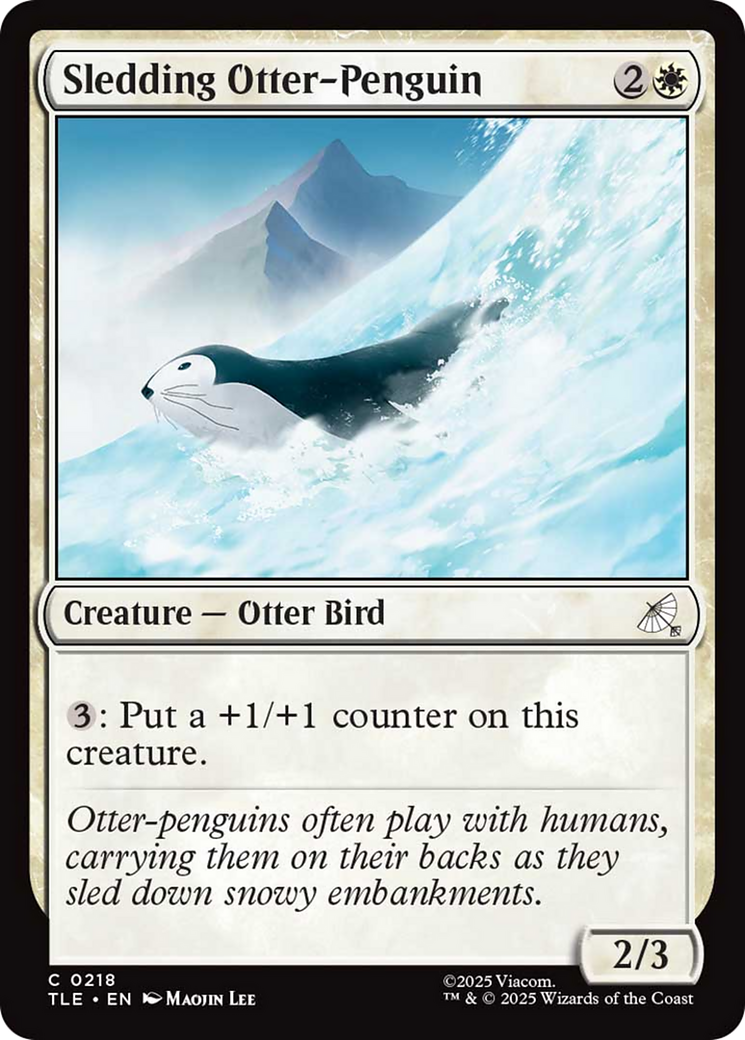 Sledding Otter-Penguin [Avatar: The Last Airbender: Eternal-Legal] | Galaxy Games LLC