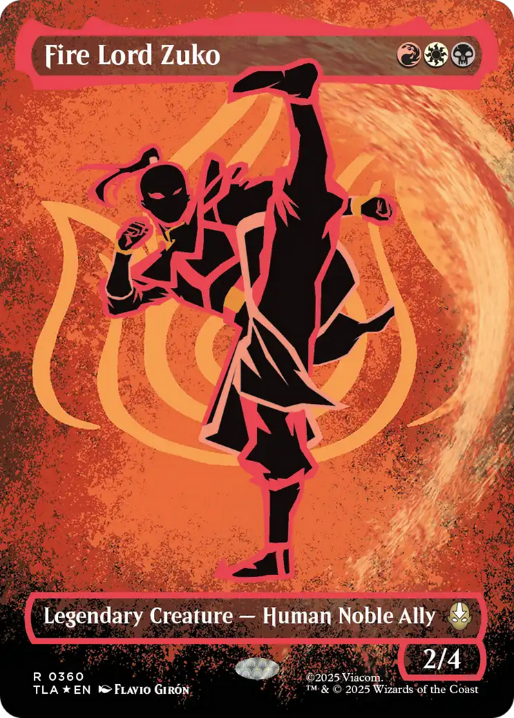 Fire Lord Zuko (Borderless Battle Pose) [Avatar: The Last Airbender] | Galaxy Games LLC