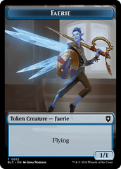 Spirit // Faerie Double-Sided Token [Bloomburrow Commander Tokens] | Galaxy Games LLC