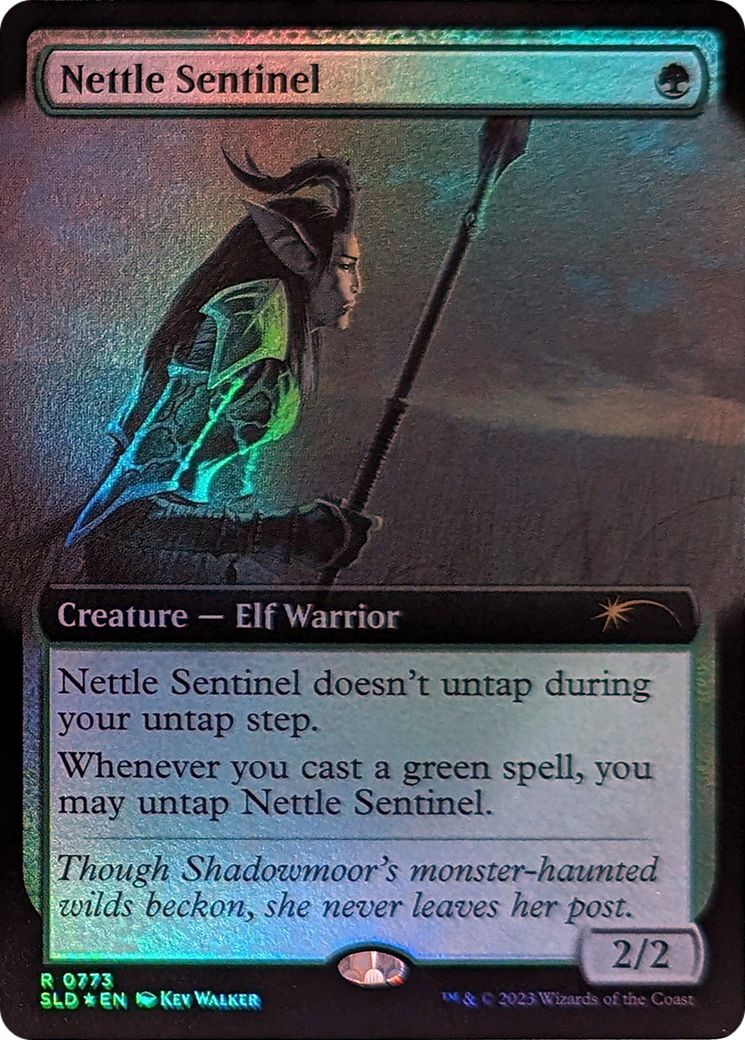 Nettle Sentinel (Extended Art) [Secret Lair Drop Series] | Galaxy Games LLC